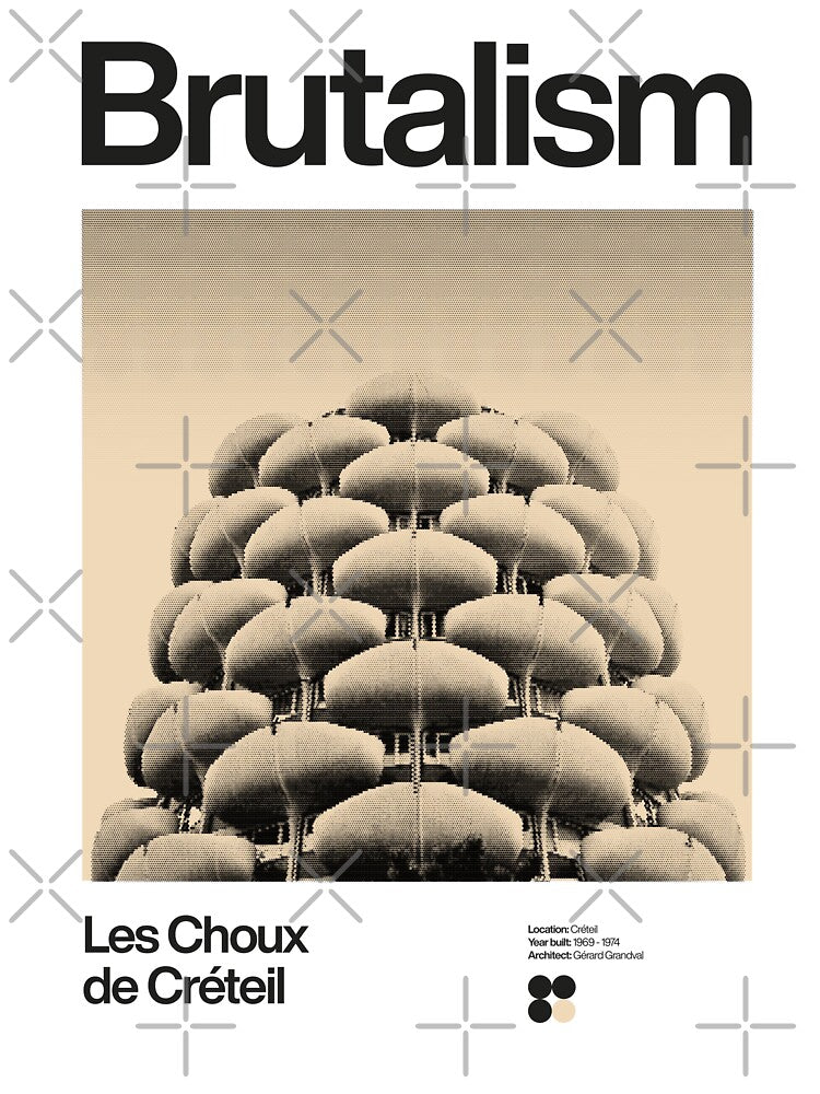 Brutalism - Les Choux de Créteil by Sub88 Studio