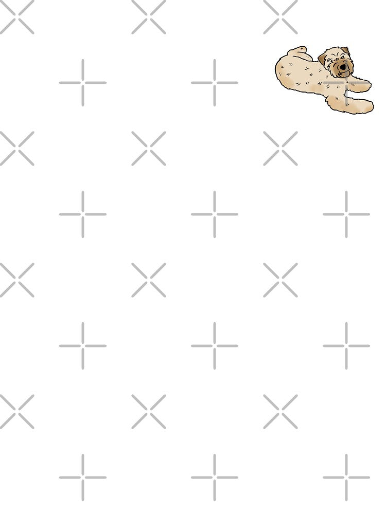 Soft coated wheaten terrier cute illustration by Yarafantasyart