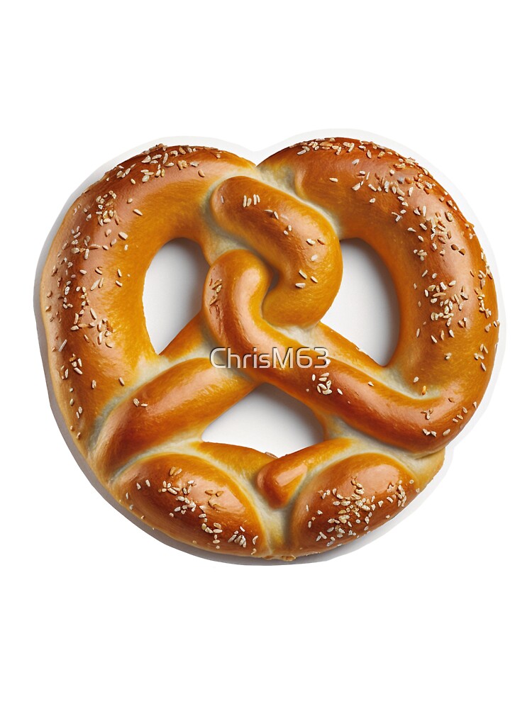 Soft Pretzel with Salt Sticker by ChrisM63