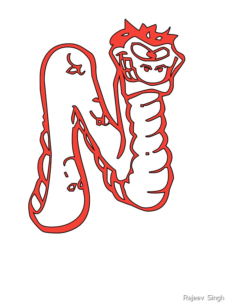 Scary Initial Monogram N by Rajeev  Singh
