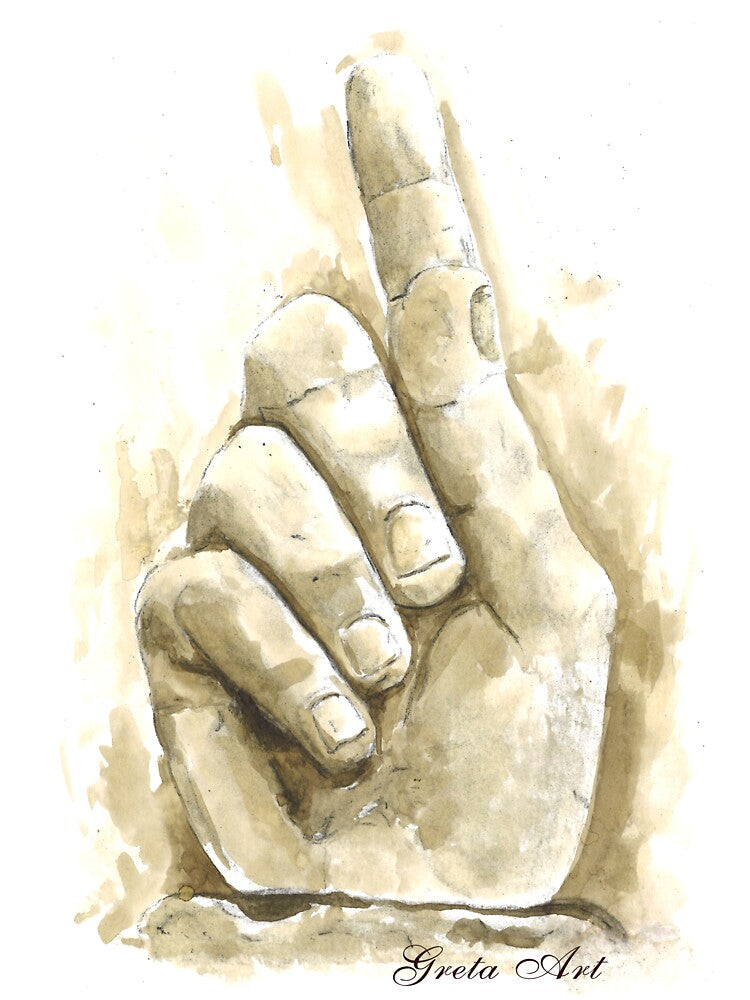 Hand of Emperor Constantine the Great, c. 315 by Greta Art