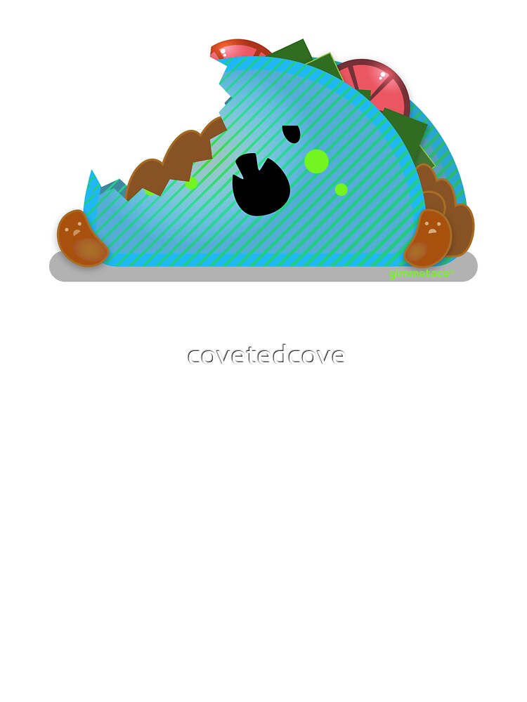 Zombie Taco Kawaii Taco Time by covetedcove
