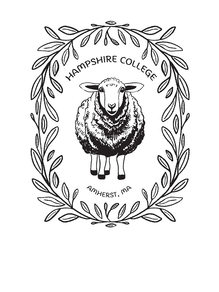 Hampshire College Sheep Amherst Mass by catchicadesign
