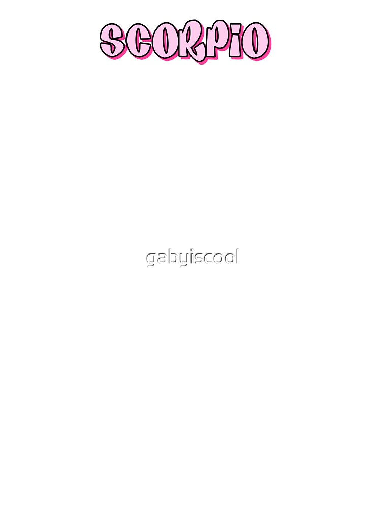 Scorpio Y2k pink by gabyiscool by gabyiscool