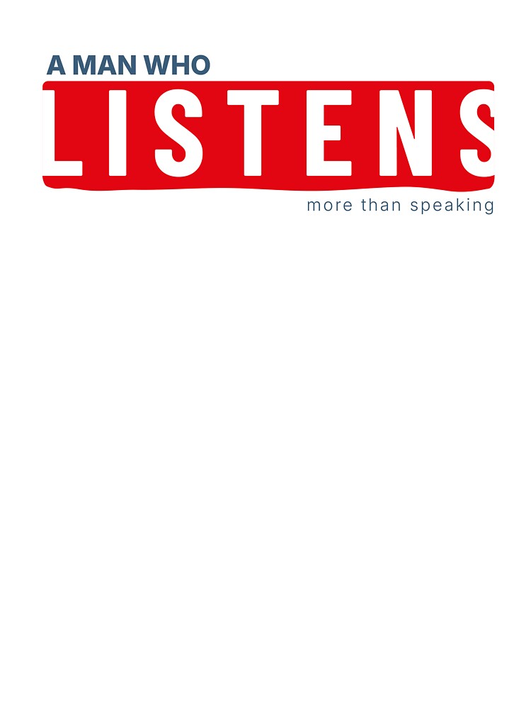 Minimal Listener Quote Calm Personality Shirt by heyyoyeah63