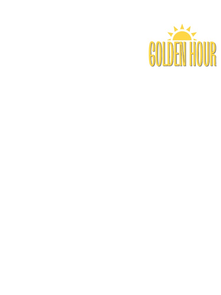 Golden Hour Sunset Aesthetic Minimal Design by muffinvibes
