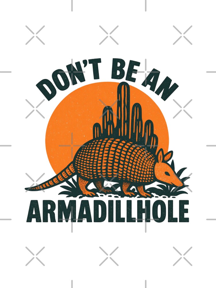 Kind of a Big Dill Armadillo | Funny Pun Retro Graphic by HBDStudio