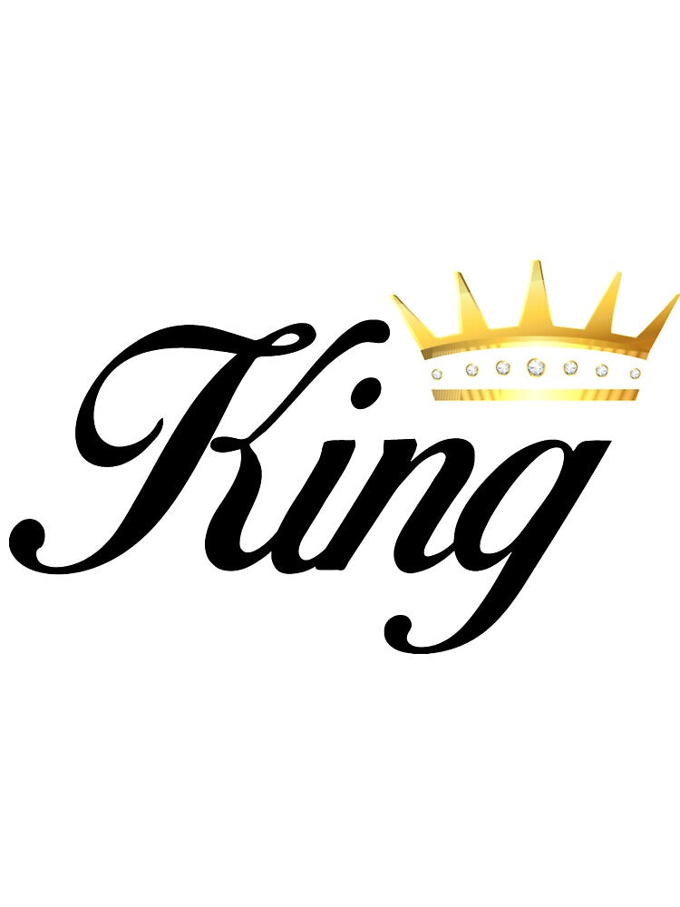 King Crown T-Shirt for Men and Women by AllStarMerch