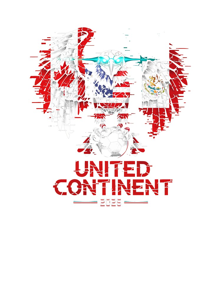 Glitched North America Eagle World Cup Soccer 2026 T-Shirt_83958408 by SubStudio97