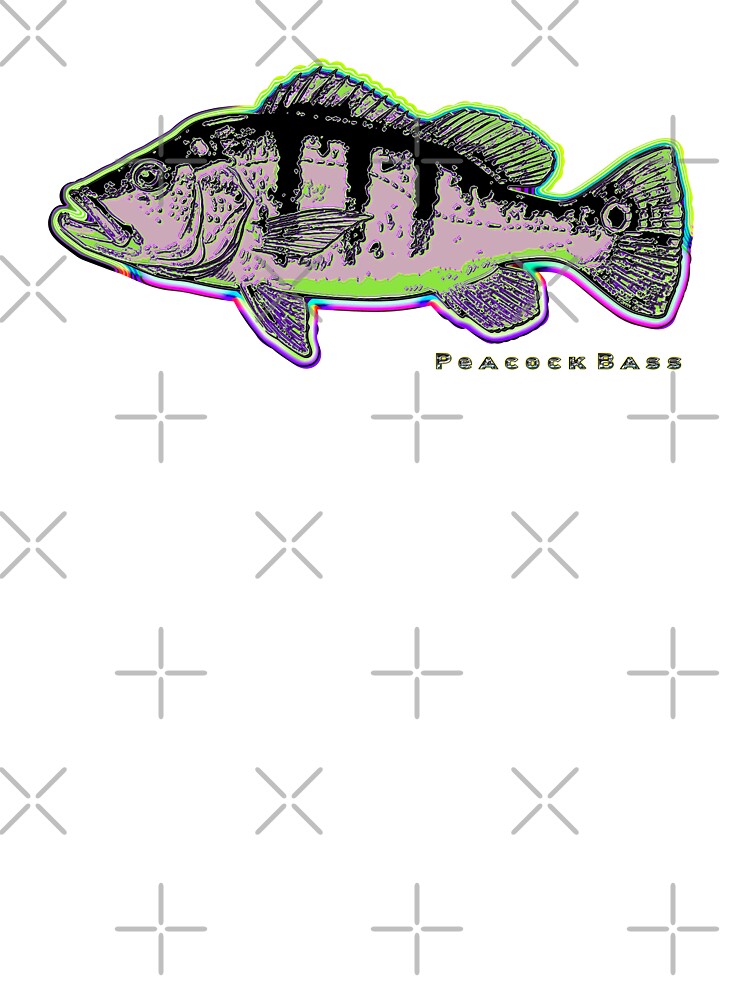 Peacock Bass - negative style by JVNS