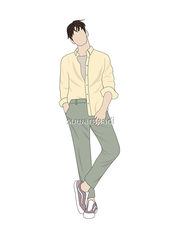Korean Male Outfit by suwarnaadi