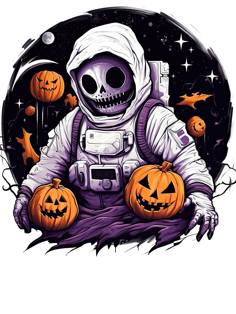 funny Halloween, pumpkin, orange, men, woman, unisex by Ewa Paszczak