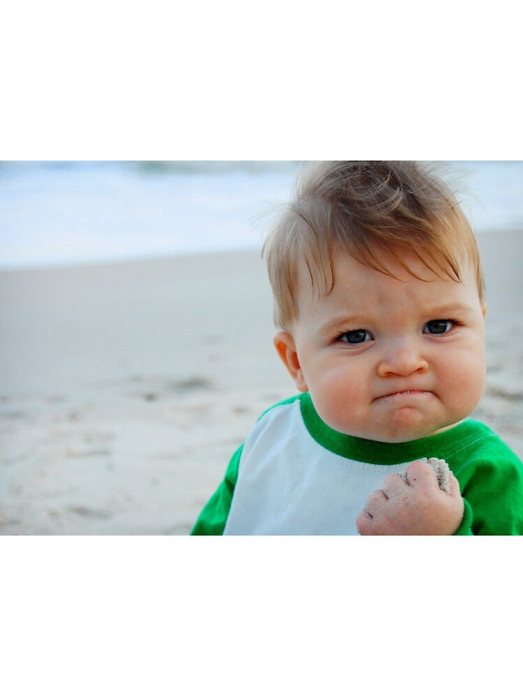 Baby Meme with Fist by Gonzalo Crespo