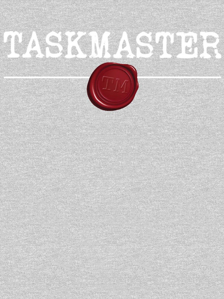 Taskmaster Typewriter Font With Wax Seal by xShirtsNSheetxs