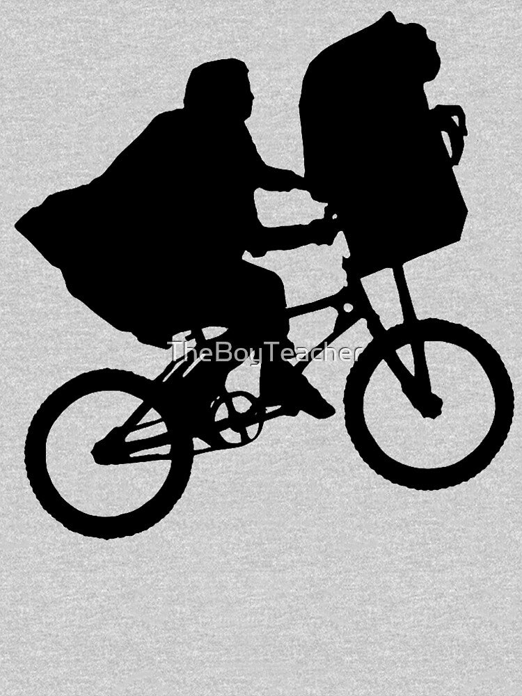 Elliot and ET bicycle by TheBoyTeacher