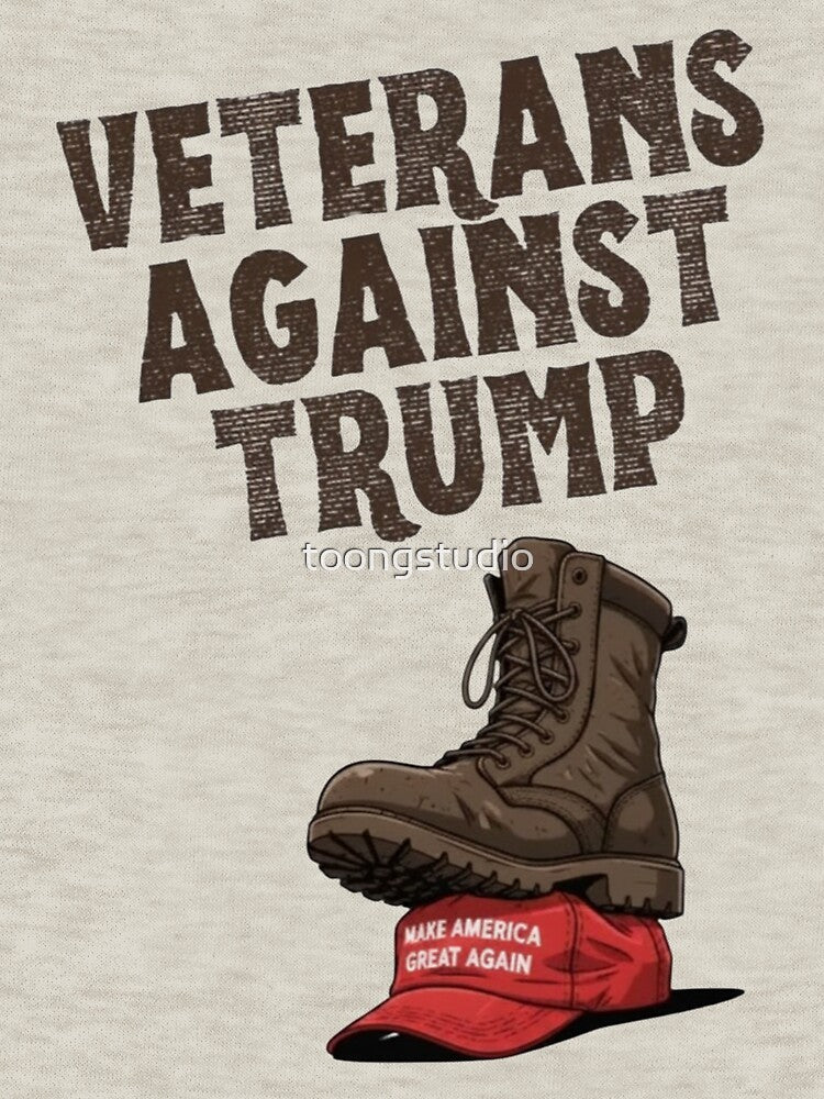 Veterans Against Trump, Anti Trump, Democrat, Liberal Gift, Political, Stop Trump, Anti Maga by toongstudio