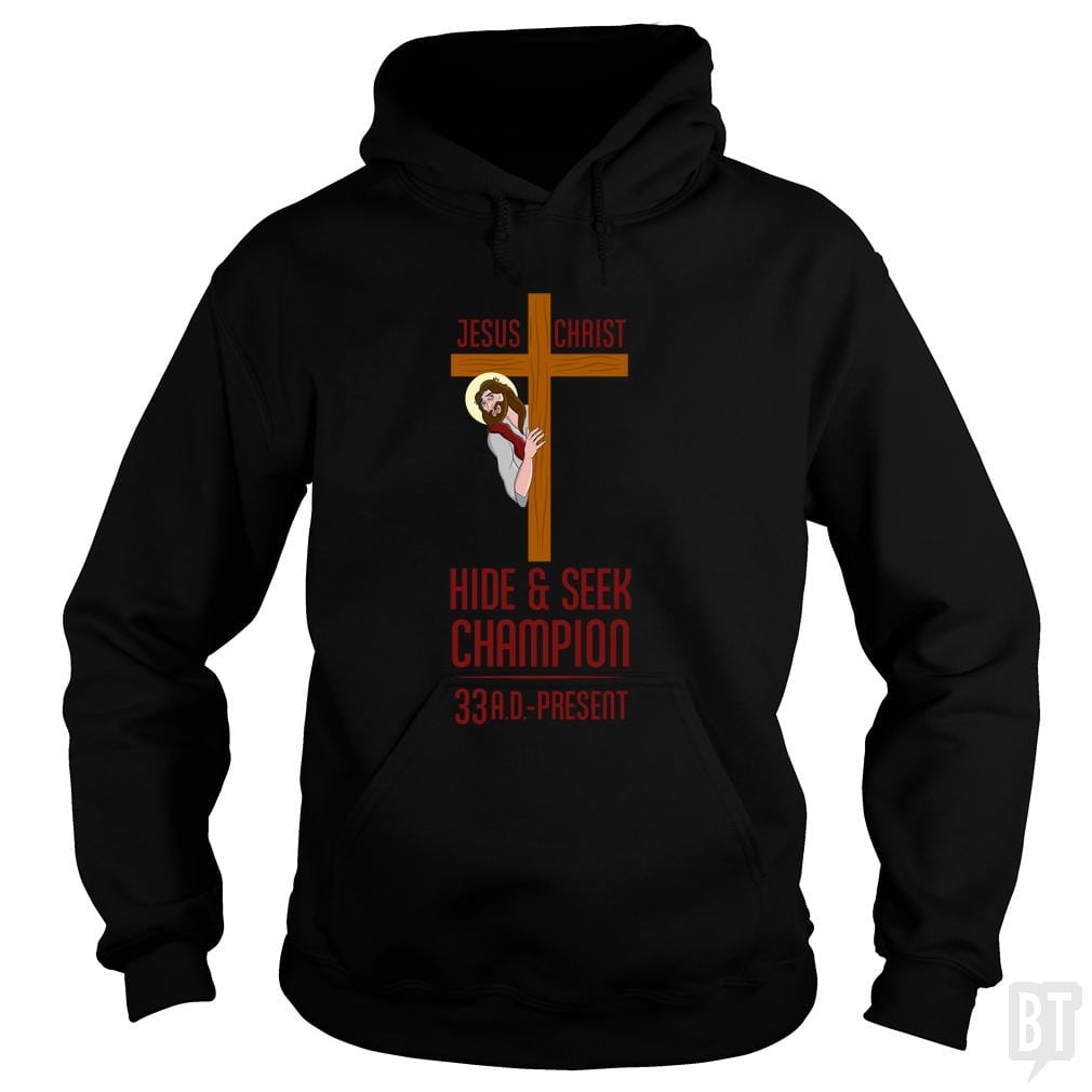 Jesus Christ Hide and Seek Hoodie