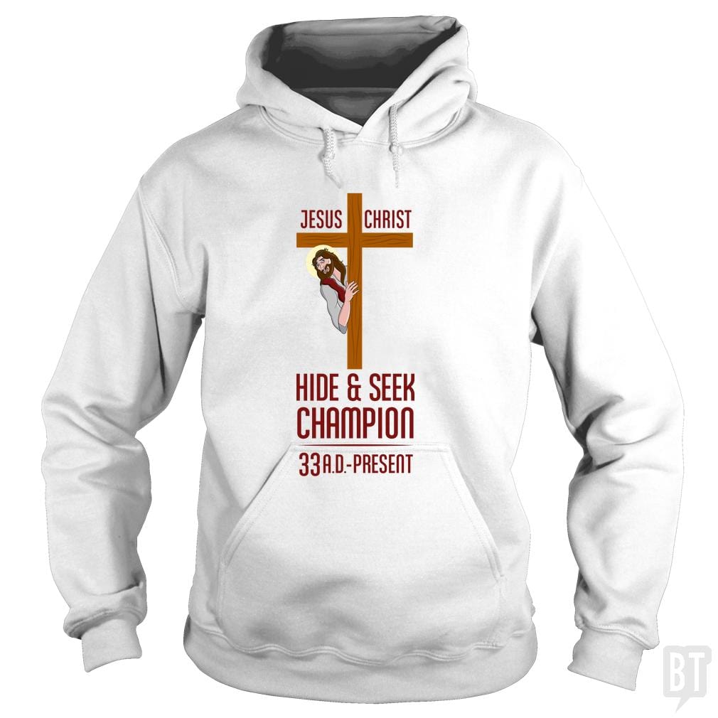 Jesus Christ Hide and Seek Hoodie