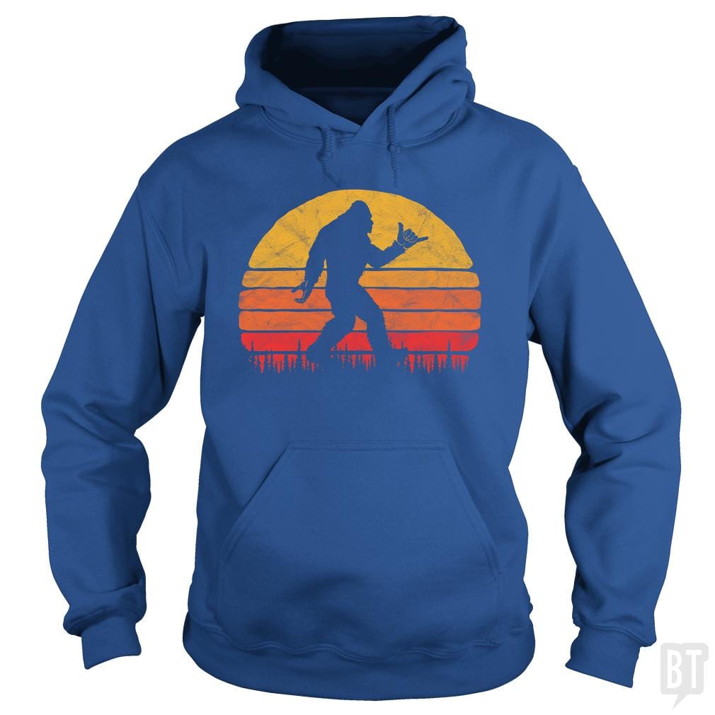 Funny Shaka Aloha Bigfoot Surfer Shirt - Believe D Hoodie