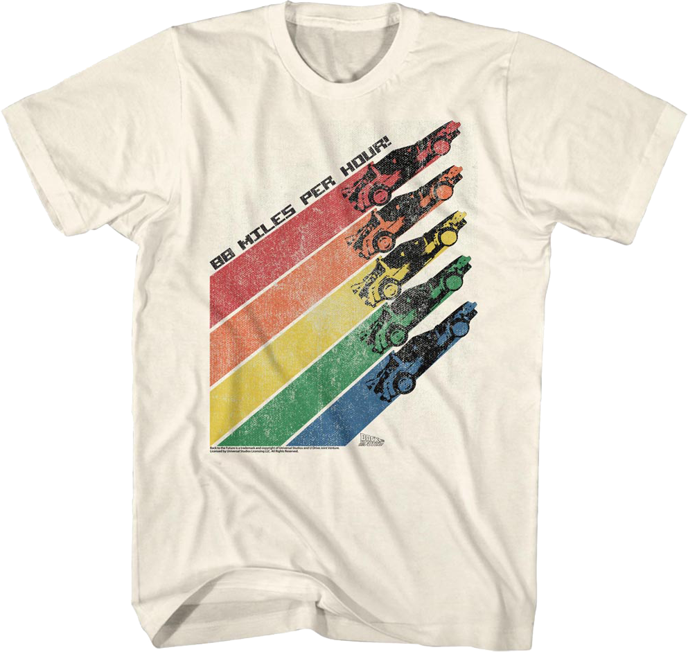 Retro 88 Miles Per Hour Back To The Future T-Shirt