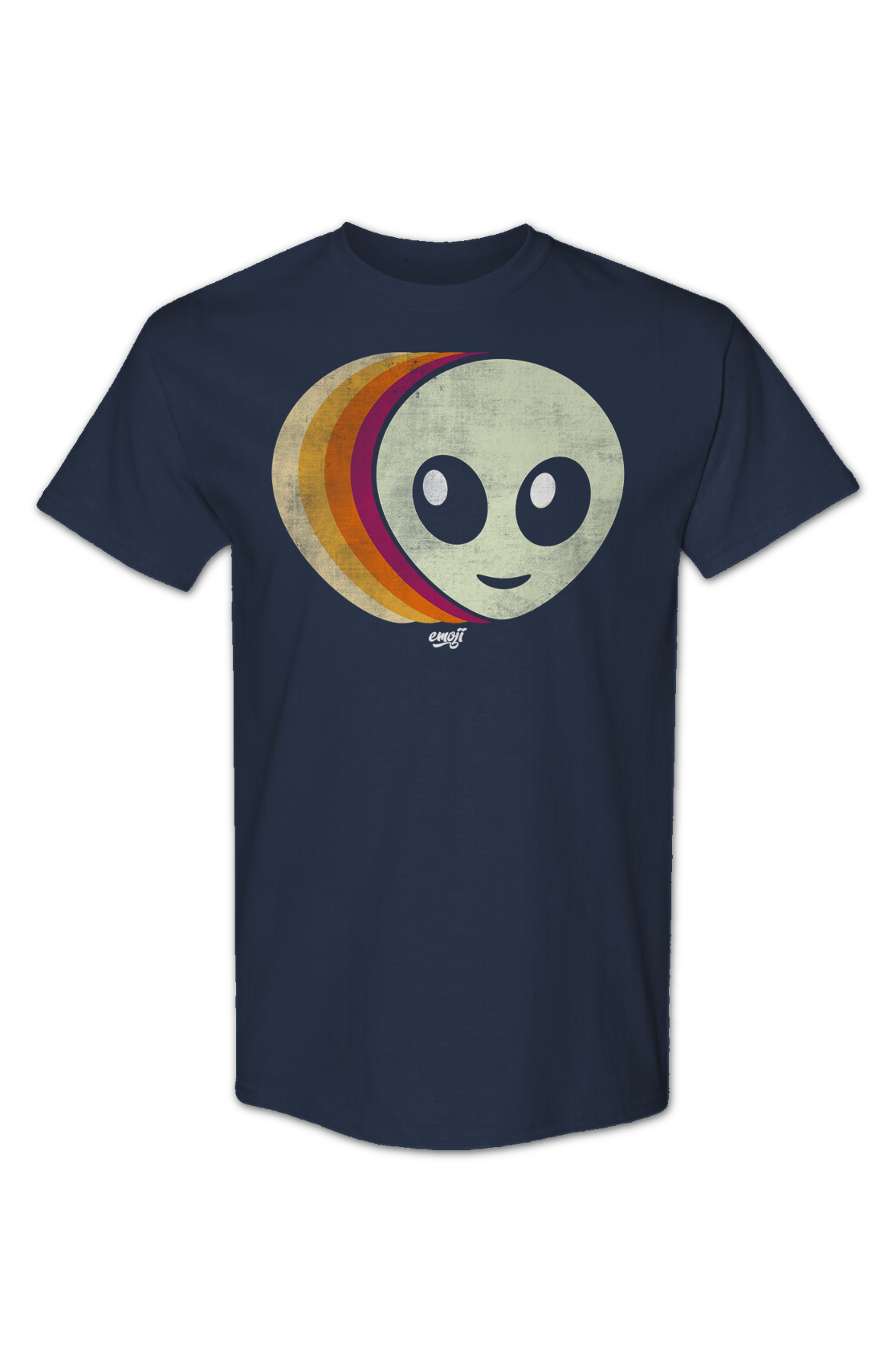 Retro Alien Face Emoji T-Shirt