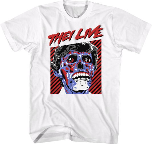 Retro Alien They Live T-Shirt