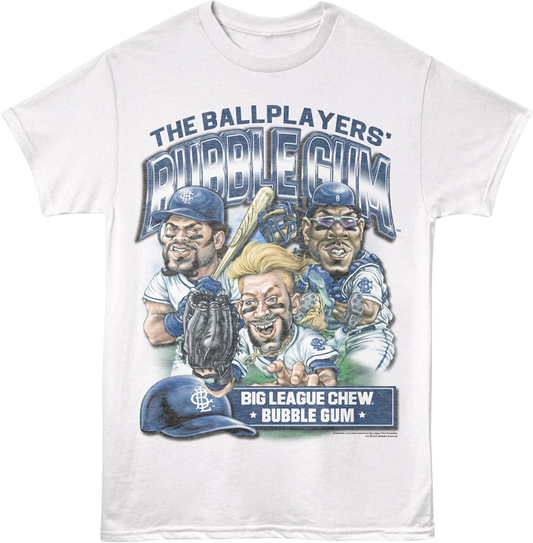 Retro Ballplayers' Bubble Gum Big League Chew T-Shirt