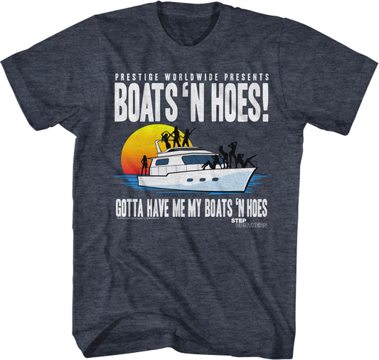 Retro Boats 'N Hoes Step Brothers T-Shirt