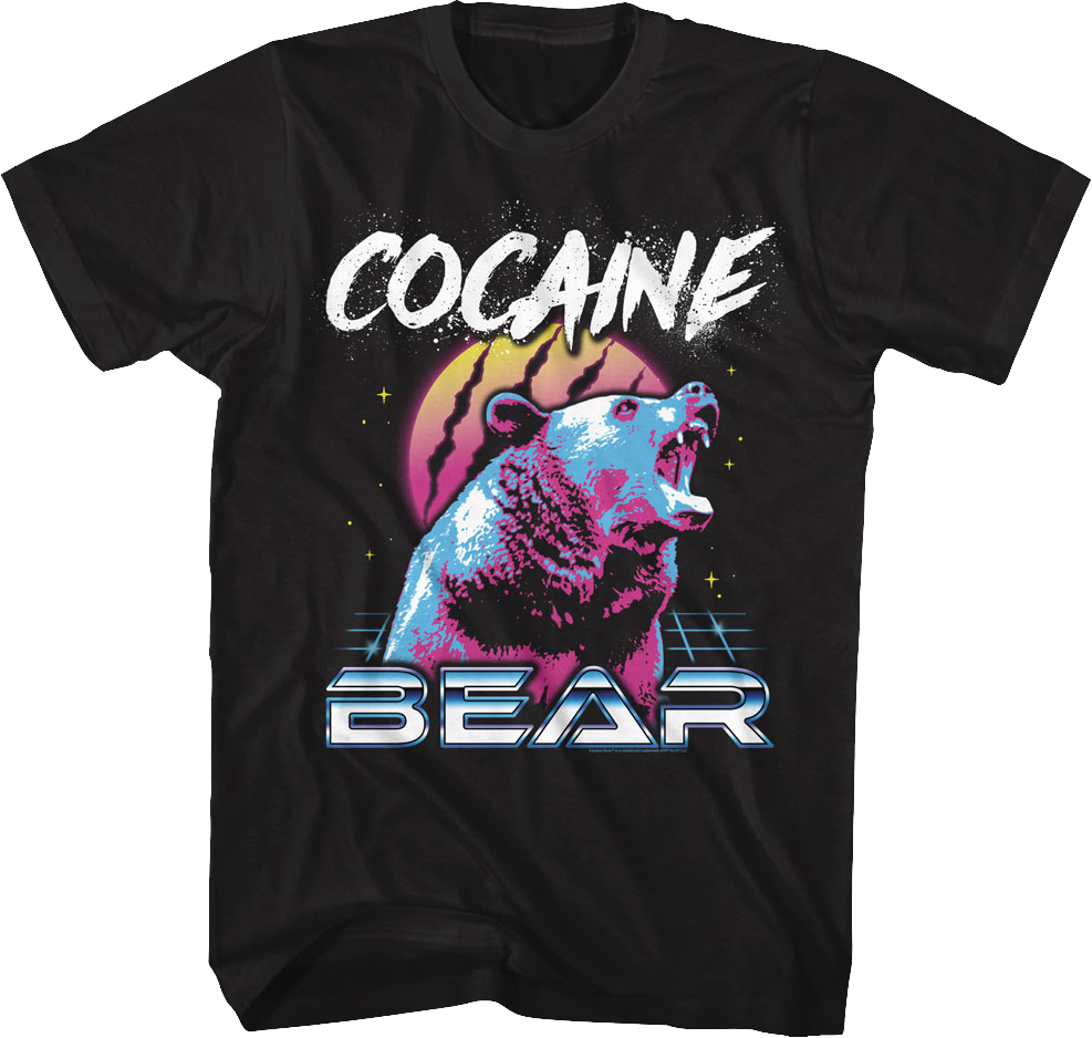 Retro Cocaine Bear T-Shirt