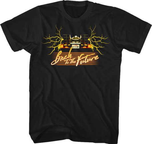 Retro OUTATIME Back To The Future T-Shirt