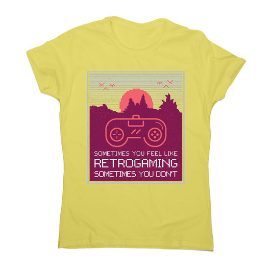 Retrogaming - women's funny premium t-shirt