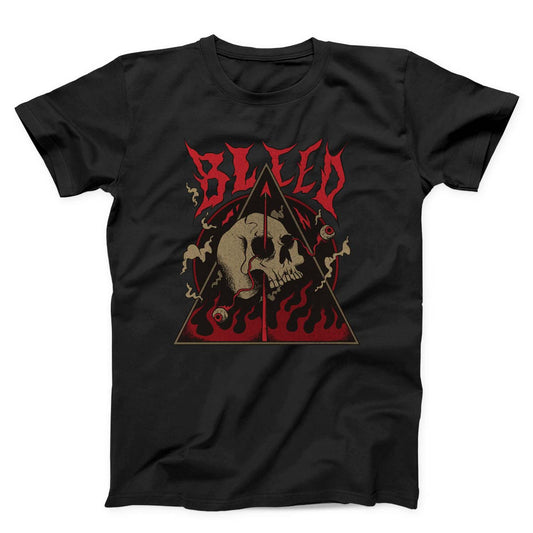 Skeleton In Hell Satanic Unisex T-Shirt
