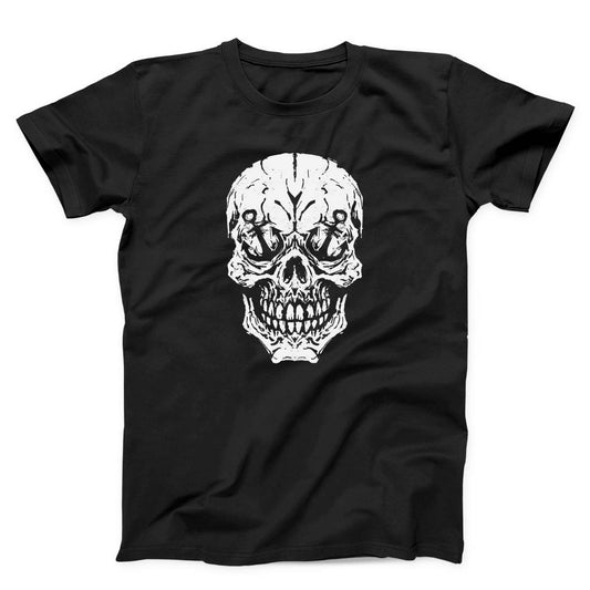 Skull With Anchor Eyes Unisex T-shirt