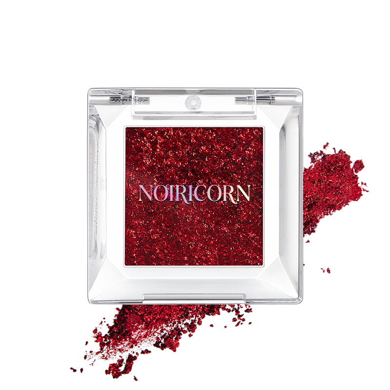 NOIRICORN X @ghoul.in.japan retro glam holiday limited Duochrome Eyeshadow Collection - #Ruby Flame