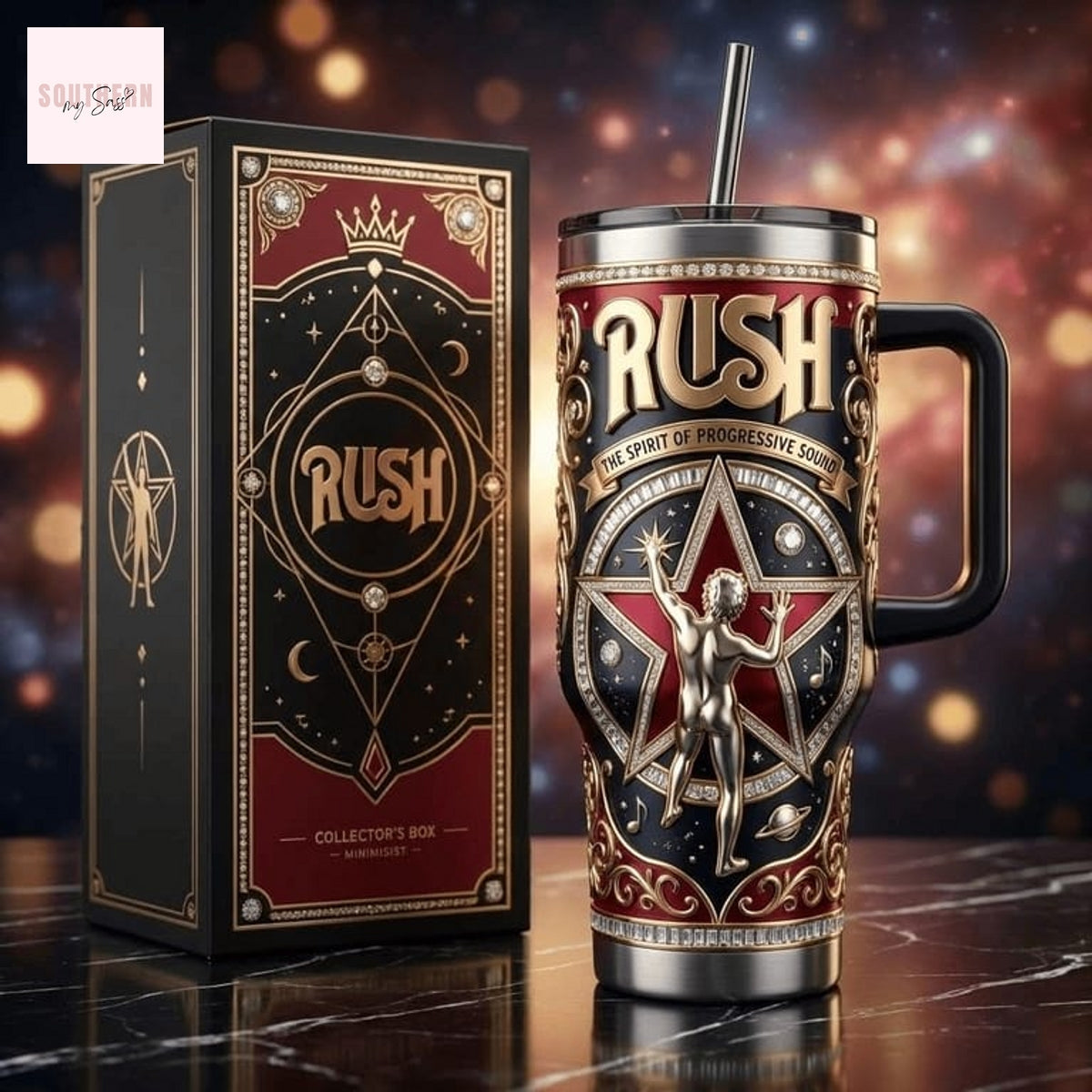 Rush The Spirit Of Progressive Sound Tumbler