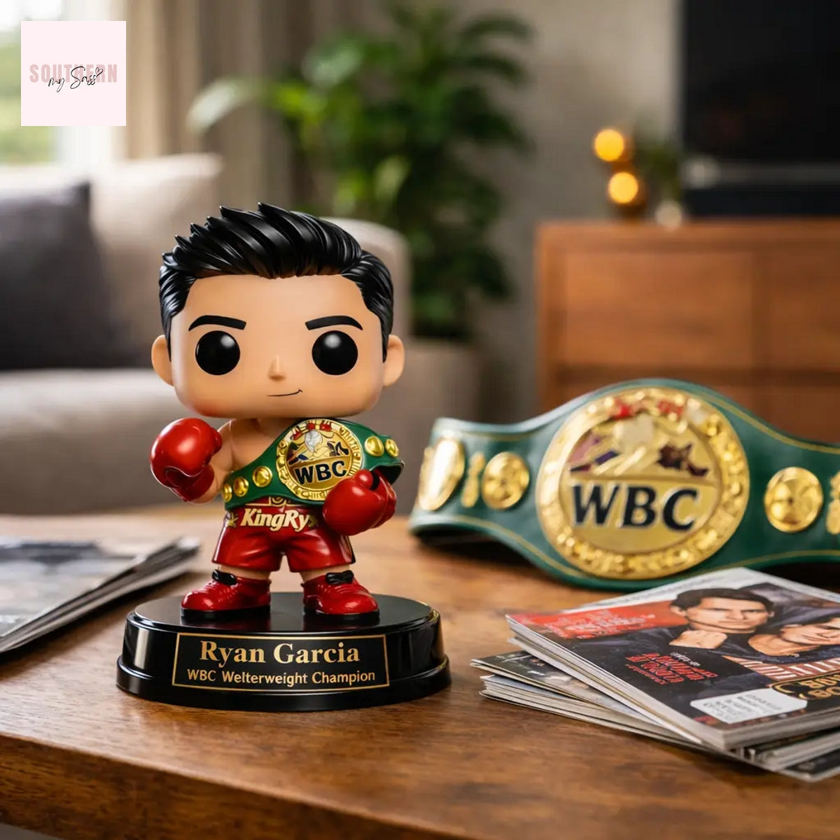 Ryan Garcia WBC welterweight champion Commemorative Pop Figure Doll