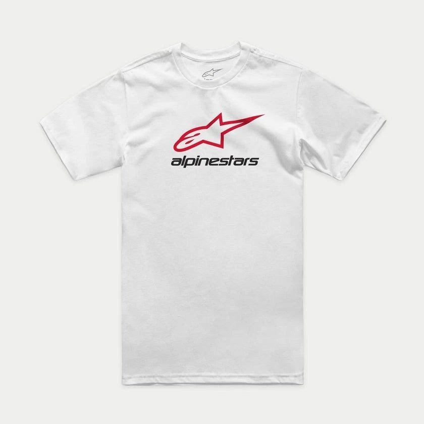 Alpinestars Always 2.0 Motorcycle Casual wear Men T-Shirt - White/Red/Black