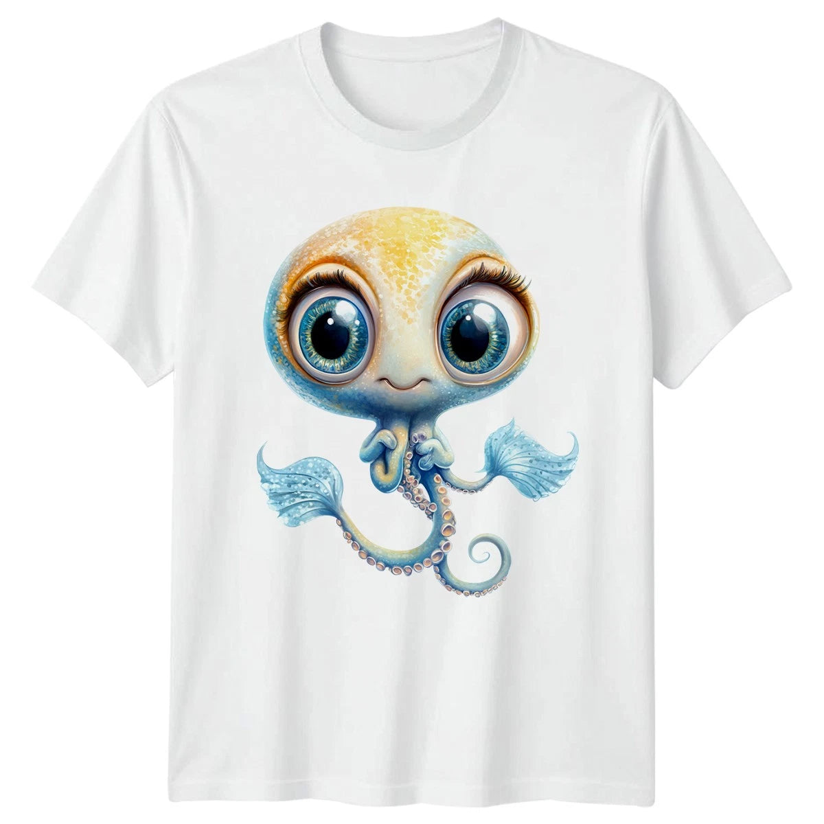 Cute Baby Octopus T-Shirt Undersea Creature 2026 Birthday Gift For Him And Her