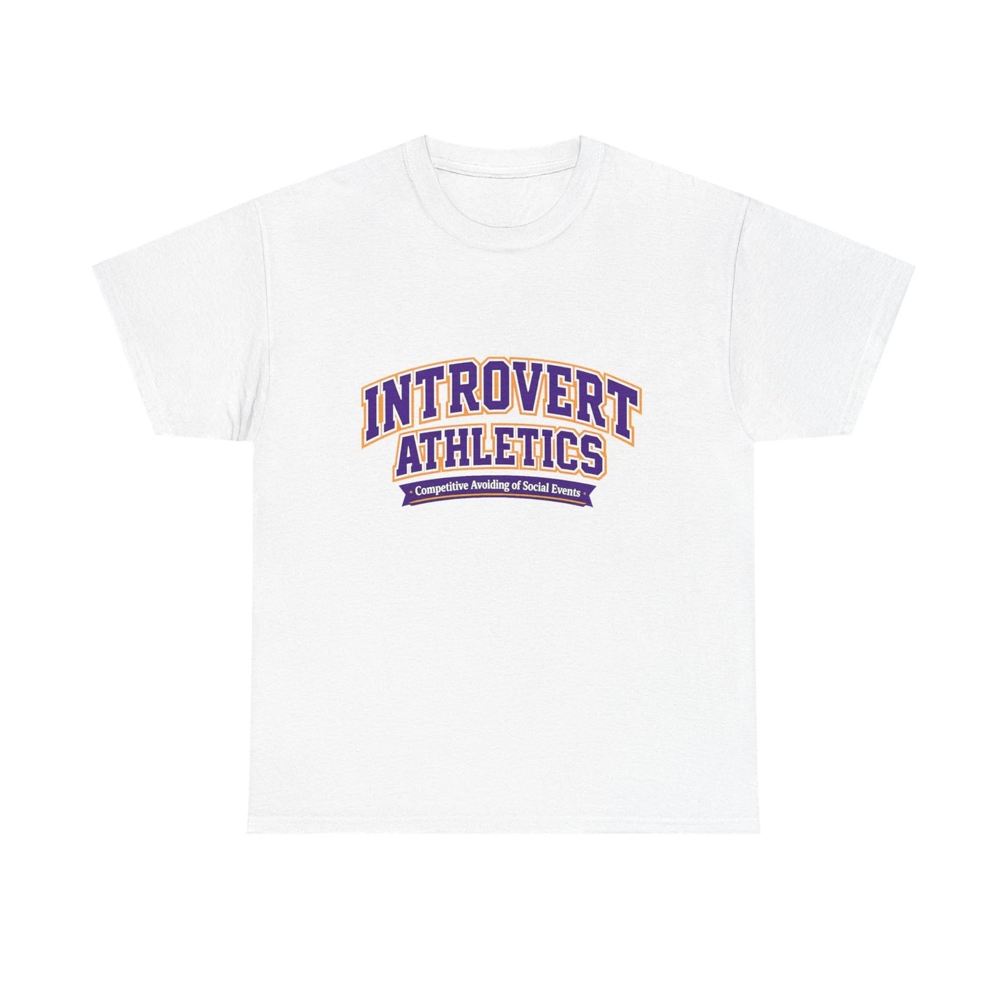 Introvert Athletics tee | Funny Collegiate style introvert graphic T-Shirt