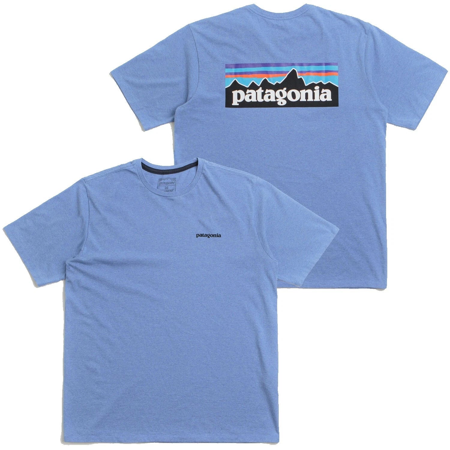 Patagonia Mens - P-6 Logo Responsibili-Tee S/S T-shirt - Abundant Blue