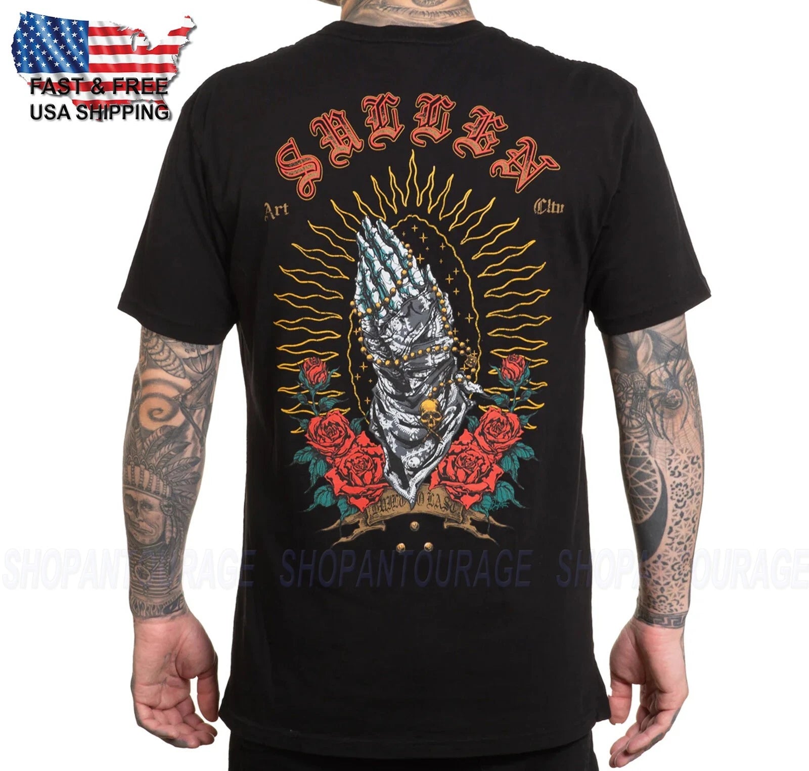Sullen Art Collective Forgive Me Premium SCM6664 Short Sleeve T-Shirt for Men