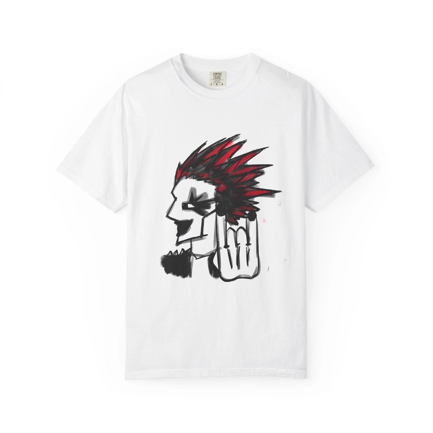 Punk T-Shirt, Rocker Tee, Metal Band Shirt, Alternative Fashion, Graphic Print