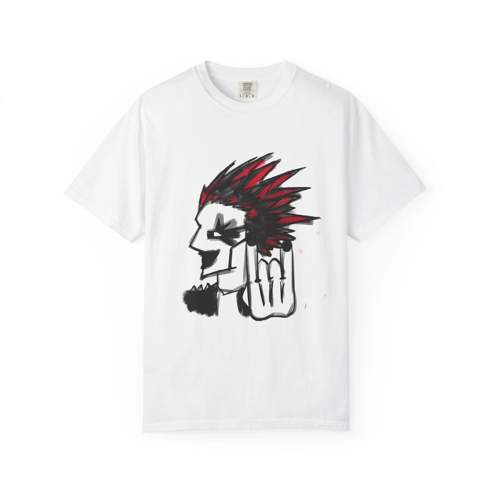 Punk T-Shirt, Rocker Tee, Metal Band Shirt, Alternative Fashion, Graphic Print