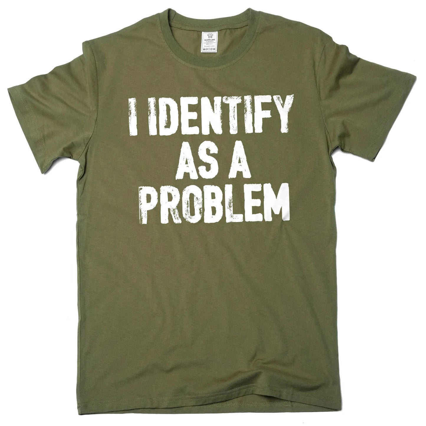 Funny I identify as a problem T-shirt sarcastic humorous gift Birthday tee shirt