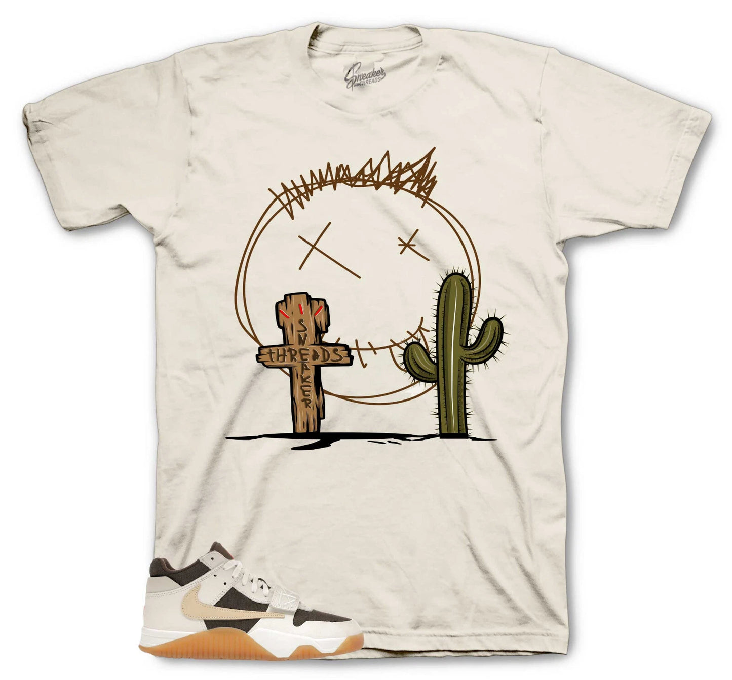 Sneaker Tees To Match Jumpman Jack Sail Shoes - ST Cactus Shirt