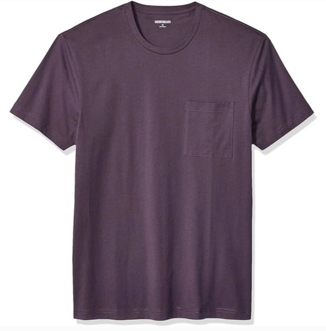 Men's Goodthreads Slim-Fit Short-Sleeve 100% Cotton Crewneck T-Shirt M