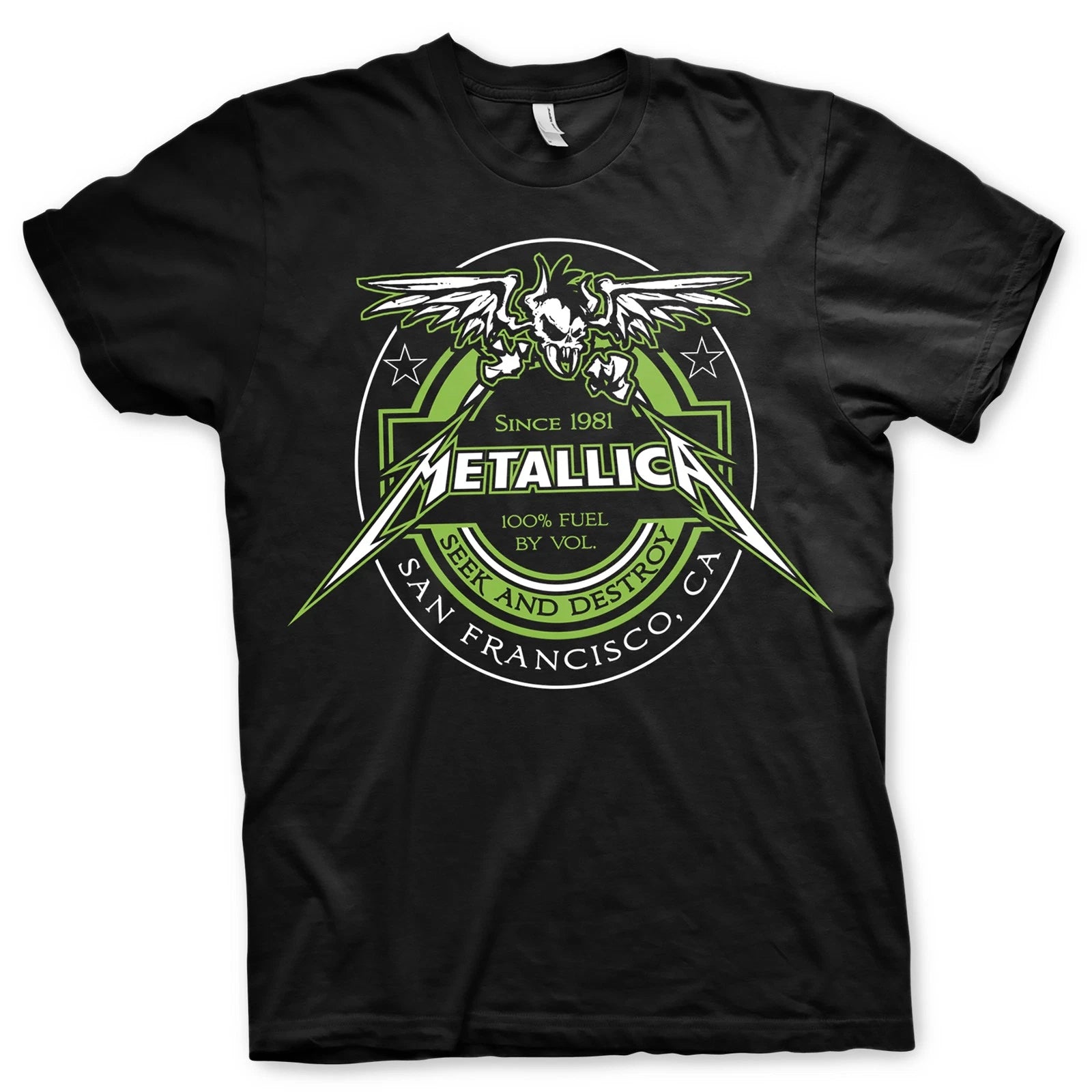 Metallica Fuel Since 1981 Seek and Destroy Rock Official Mens Unisex T-Shirt