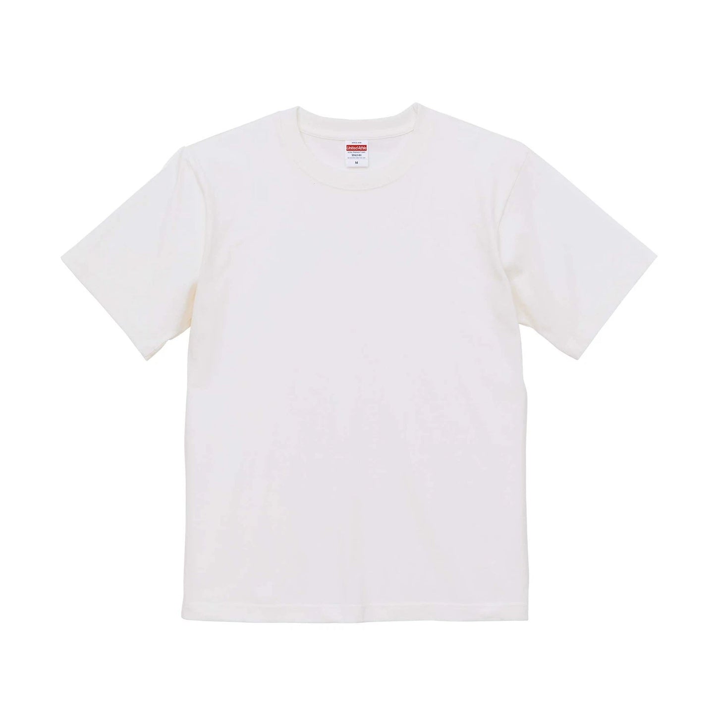 United Athle 6.2oz Premium T-Shirt 594201 [Men's] Vanilla white M