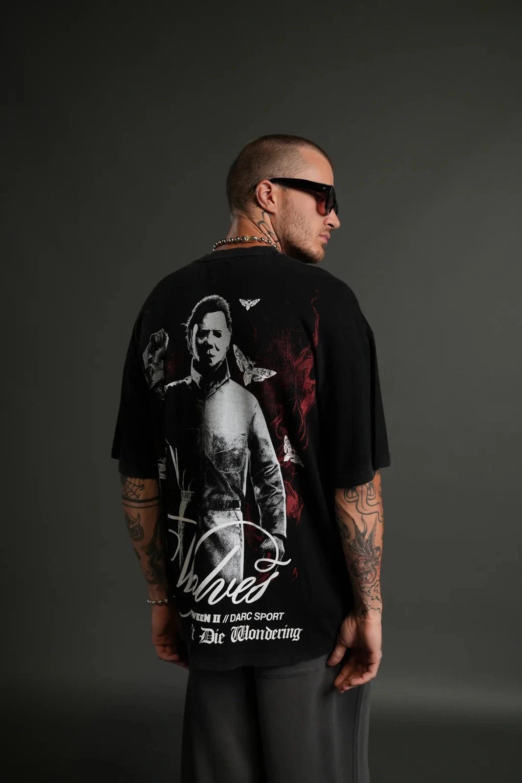 Darc Sport Micheal Myers(1 OF 500) IN THE NIGHT "PREMIUM" OVERSIZED TEE 3XL