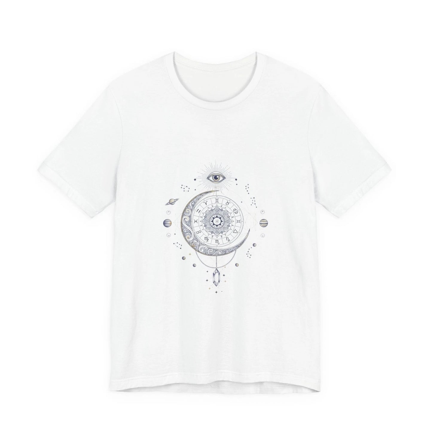 Moon Tshirt Boho Lunar Graphic  Cozy Unisex